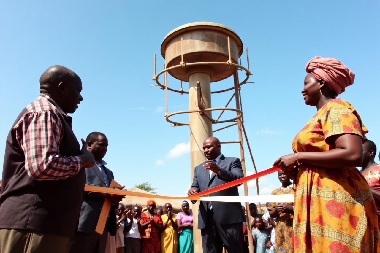 Inauguration du château d'eau